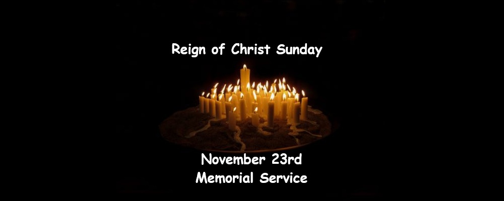 Memorial Service 2025 banner