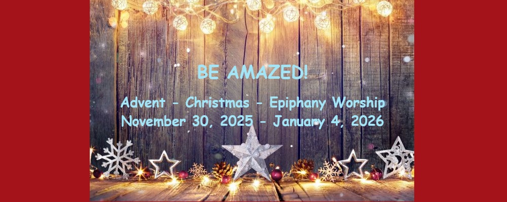 Be Amazed banner 2025